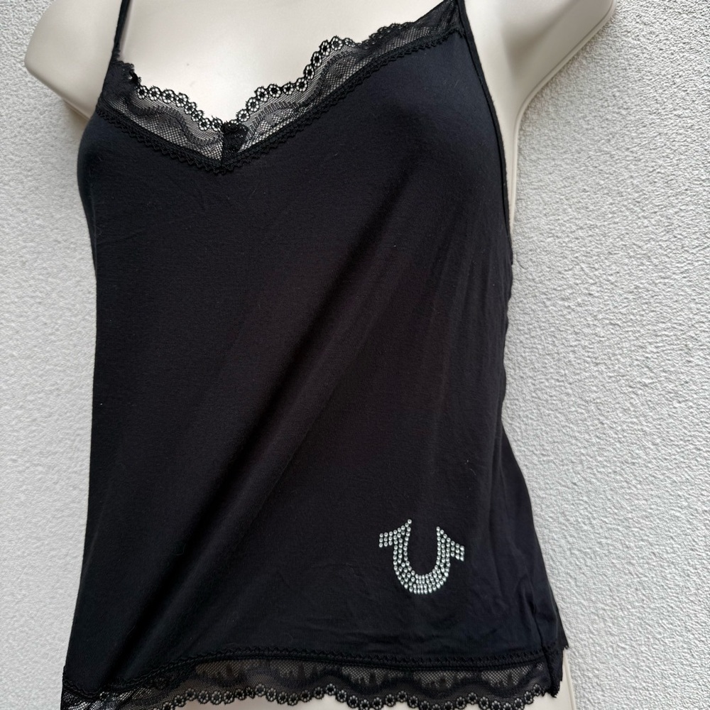TRUE RELIGION TANK black medium